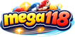 Logo mega118 penghibur sports dan casino